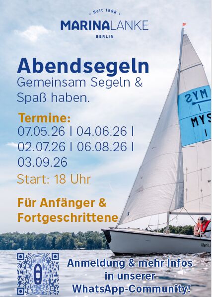 Segeln Berlin Abend Beitrag 2026